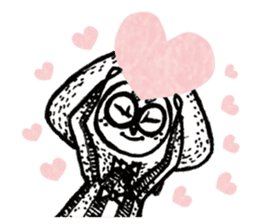 Big Wolve do not eat me! characters sticker #13927604