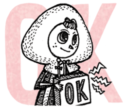 Big Wolve do not eat me! characters sticker #13927606