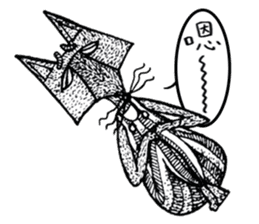 Big Wolve do not eat me! characters sticker #13927614