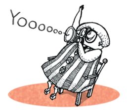 Big Wolve do not eat me! characters sticker #13927618