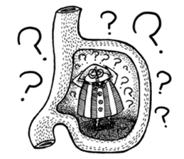 Big Wolve do not eat me! characters sticker #13927622