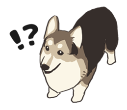 LOVE Corgi ! sticker #13928082