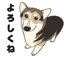 LOVE Corgi ! sticker #13928092