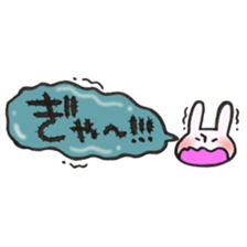 Rabbit of a balloon Loose Ver. sticker #13928109