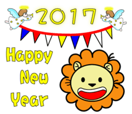 BEN LION NEW YEAR & X'MAS STICKER VER.24 sticker #13928548