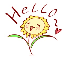 Cheerful Flower sticker #13928854
