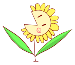 Cheerful Flower sticker #13928858