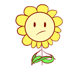 Cheerful Flower sticker #13928875