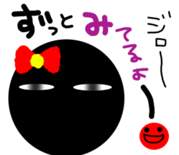 Dark exclusive women's stamp sticker #13929355