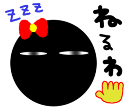 Dark exclusive women's stamp sticker #13929363