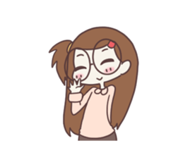 This is my boyfriend & girlfriend dukdik sticker #13929518