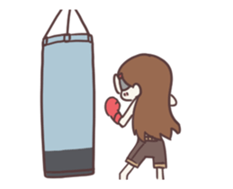 This is my boyfriend & girlfriend dukdik sticker #13929521