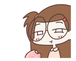 This is my boyfriend & girlfriend dukdik sticker #13929523