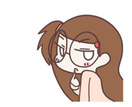 This is my boyfriend & girlfriend dukdik sticker #13929529