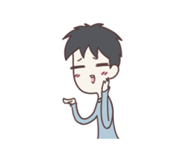 This is my boyfriend & girlfriend dukdik sticker #13929532