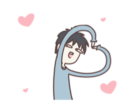 This is my boyfriend & girlfriend dukdik sticker #13929534