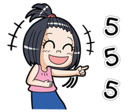 Because I am a girl 2 sticker #13929702