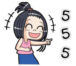 Because I am a girl 2 sticker #13929702