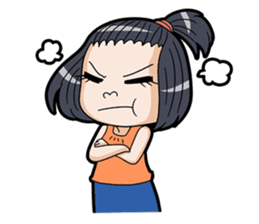 Because I am a girl 2 sticker #13929707