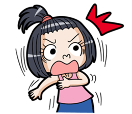 Because I am a girl 2 sticker #13929708