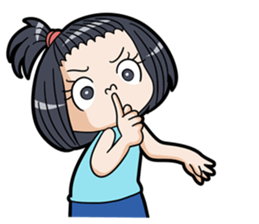 Because I am a girl 2 sticker #13929709