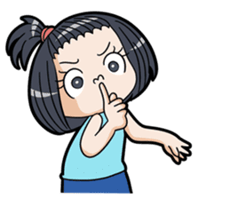 Because I am a girl 2 sticker #13929709