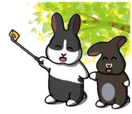 Zai Zai & Maru illustrator sticker #13930290