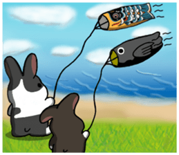 Zai Zai & Maru illustrator sticker #13930291