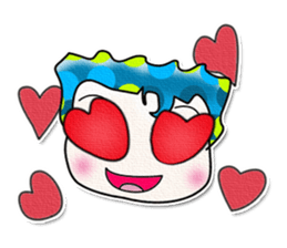 Hi! My name is Shimura. Good luck!! sticker #13930628