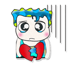 Hi! My name is Shimura. Good luck!! sticker #13930629