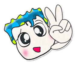 Hi! My name is Shimura. Good luck!! sticker #13930630