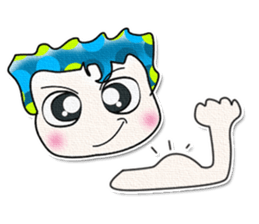 Hi! My name is Shimura. Good luck!! sticker #13930632