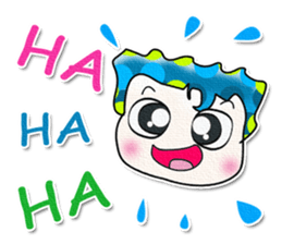 Hi! My name is Shimura. Good luck!! sticker #13930634