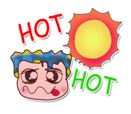 Hi! My name is Shimura. Good luck!! sticker #13930638