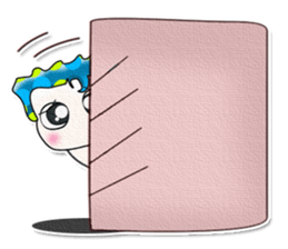 Hi! My name is Shimura. Good luck!! sticker #13930639