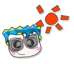 Hi! My name is Shimura. Good luck!! sticker #13930641