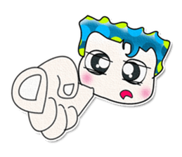 Hi! My name is Shimura. Good luck!! sticker #13930645