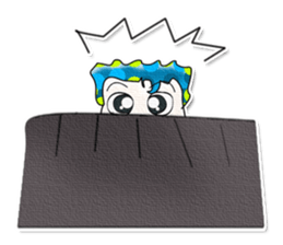 Hi! My name is Shimura. Good luck!! sticker #13930646