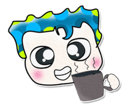 Hi! My name is Shimura. Good luck!! sticker #13930650