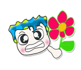 Hi! My name is Shimura. Good luck!! sticker #13930651