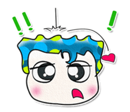 Hi! My name is Shimura. Good luck!! sticker #13930652