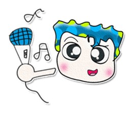 Hi! My name is Shimura. Good luck!! sticker #13930655