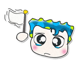 Hi! My name is Shimura. Good luck!! sticker #13930657