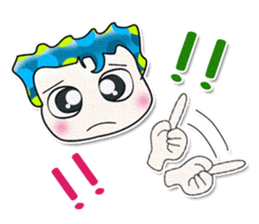 Hi! My name is Shimura. Good luck!! sticker #13930659