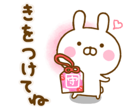 Rabbit Usahina friendly 2 sticker #13930707