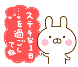 Rabbit Usahina friendly 2 sticker #13930728