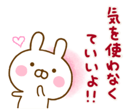 Rabbit Usahina friendly 2 sticker #13930734