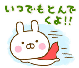 Rabbit Usahina friendly 2 sticker #13930739