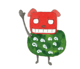 cheerful Shishimai sticker #13931953