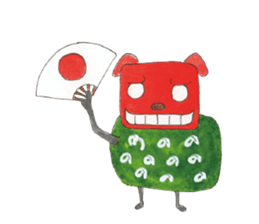 cheerful Shishimai sticker #13931956